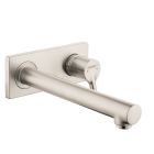 Hansgrohe 72111821 Talis S Wall-Mounted Single-Handle Faucet Trim, 1.2 GPM in Brushed Nickel (Rough Sold Separately)