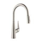 Hansgrohe 72813801 Talis S 1.75 GPM Deck Mounted HighArc Kitchen Faucet with 2-Spray Pull Down in Polished Chrome