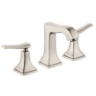 Hansgrohe 31330821 Metropol Classic Widespread Faucet 110 with Lever Handles and Pop-Up Drain, 1.2 GPM in Brushed Nickel
