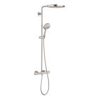 Hansgrohe 27129821 Raindance Select S Showerpipe 240 2-Jet, 2.5 GPM in Brushed Nickel