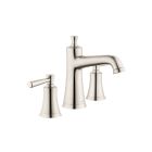 Hansgrohe 04774820 Joleena Widespread Faucet 100 with Pop-Up Drain, 1.2 GPM in Brushed Nickel