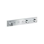 Hansgrohe 18356001 AXOR ShowerSolutions Thermostatic Module Trim Select for 3 Functions in Chrome (Rough Sold Separately)