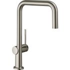Hansgrohe 72806801 Talis N Kitchen Faucet, U-Style 1-Spray, 1.75 GPM in Steel Optic