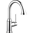 Hansgrohe 04216000 Talis C Prep Kitchen Faucet, 2-Spray Pull-Down, 1.75 GPM in Chrome