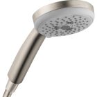Hansgrohe 04931820 Croma 100 Handshower E 3-Jet, 1.5 GPM in Brushed Nickel