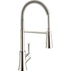Hansgrohe 04792830 Joleena Semi-Pro Kitchen Faucet, 2-Spray, 1.75 GPM in Polished Nickel