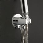 Lacava 1563-NI Cigno Water intake with a hook for hand-held shower head in Brushed Nickel