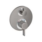 Hansgrohe 15758341 Ecostat S Thermostatic Trim with Volume Control and Diverter in Brushed Black Chrome (Rough Sold Separately)