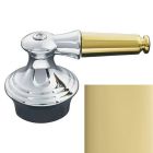 Kohler 15850-4N-PB Coralais Decorative lever handle insert/kit with Polished Brass insert and lever handle in Vibrant Polished Brass