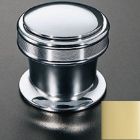 Kohler 15851-7M-PB Coralais Decorative Handle Kit with Polished Chrome insert and Stacked Handle in vibrant polished brass