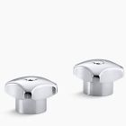 Kohler 16012-2-CP Triton Standard handles for widespread base faucet in Polished Chrome