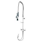 Krowne 17-202Wl Royal Series Single Hole Deck Mount Pre Rinse Faucet In Solid Chrome Plated