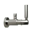 Harrington Brass Works 17-101-17-026 Metro 6" L X 4" H X 6" W Lavatory/Toliet Supply Valve, Riser Tube Included in Polished Chrome