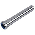 Dearborn 791A-17-1 1-1/4" x 12" Extension Tube with Slip Joint, 17 Gauge in Chrome