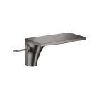 Axor 18010341 Massaud 1.2 GPM Single Hole Bathroom Faucet without Drain Assembly in Brushed Black Chrome