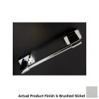 Lacava 1801-NI Eleganza 20 1/4" W X 2 5/8" D Wall Mount Towel Bar Made of Chrome Plated Brass in Brushed Nickel