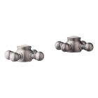 Grohe 18 733 AV0 Geneva Cross Handles, Infinity Satin Nickel