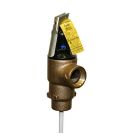 Apollo 18C5215150 1" MNPT Commercial ASME T&P Relief Valve (5" Element, 150 psi)