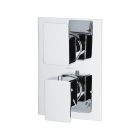 Lacava 18TH2.L.S-A-CR Eleganza 7.1 GPM Built-in Wall Mount with Rectangular Backplate in Polished Chrome 