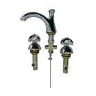 Zazzeri 190110CRCR Toscana 8" Widespread Cross Handle Bathroom Faucet in Polished Chrome
