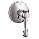 Grohe 19220000 Geneva Single-Handle 3-Port Diverter Valve Trim Kit with Lever Handle