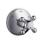 Grohe 19.226.AV0 Geneva 5 Port Diverter Trim With Cross Handles In Satin Nickel