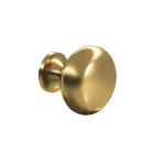 Colonial Bronze 192 Series 1-1/4" Round Cabinet Knob in Antique Satin Brass