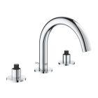 Grohe 20072003 Atrio® 1.2 GPM 8" Widespread 2-Handle S-Size Bathroom Faucet in StarLight Chrome (Handles Sold Separately)