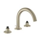 Grohe 20072EN3 Atrio 8" Widerspread 2-Handle S-Size Bathroom Faucet Less Handles and Drain Assembly 1.2 GPM in Brushed Nickel
