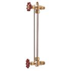 Apollo 2025300 3/4" Heavy Aluminum Water Gauge with 16" Glass & Rod