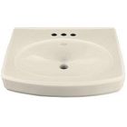 Kohler 2028-8-33 Pinoir Bathroom sink basin with 8" widespread faucet holes in mexican sand