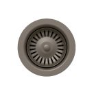 Blanco 203441  3-1/2" Diameter Round Metal Basket Strainer in Volcano Gray