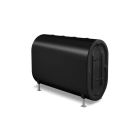Granby 211201 275 Gallon 10 Gauge Vertical UL 80 Certified Fuel Oil Tank, 4 2" NPT Openings on Top, ½" NPT Opening on Bottom, Black Electrostatic Powder Paint