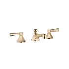 Dornbracht 20700370-090010 Madison 1.8 GPM Three Holes Deck Mounted Lavatory Mixer with Drain and Lever Handles in Durabrass 