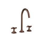 Dornbracht 20713809-000010 Vaia Three-Hole Faucet, Cross Handle In Chrome
