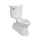 American Standard 209AA137.020 Yorkville™ VorMax® 1.28 GPF Floor Mounted Elongated Two-Piece Chair Height Toilet in White with Left Hand Trip Lever (Seat Sold Separately)