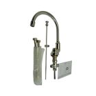 Zazzeri 20C102UNKNK Series 800 Lavatory Gooseneck Spout in Polished Nickel