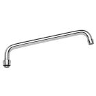 Krowne 21-423L Royal Series Universal 12" Swing Spout With Adapter In Silver