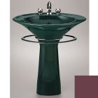 Kohler 2129-53 Arabesque Lavatory Pedestal in raspberry puree