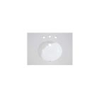 Fairmont Designs TQ-R3122EG8 31" Rectangular Quartz Vanity Top with Backsplash In Eggshell, Faucet Holes: 3 Hole