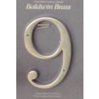 Baldwin 0679.030.CD 9 House Number