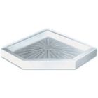 Mustee 3636CM 36" x 36" Neo Shower Base White