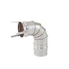 Heat Fab 9314 Saf-T Vent EZ Seal - 3 Inch Diameter - 90 Degree Elbow