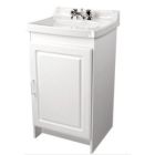 Gerber G0029526 Lavanity Single Door Cabinet 19"X17" White (Sink and Faucet Not Included)