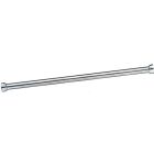Bobrick 207X72 207x72 304 Stainless Steel Shower Curtain Rod with Concealed Mounting, Satin Finish, 1" Diameter x 72" Length