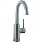 Cifial 221.146.620 Techno Single Hole Lavatory Faucet with Swivel Spout in Satin Nickel