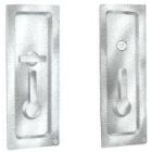Baldwin 8580.030 8580 Privacy Sliding Door Lock, Polished Brass