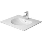 Duravit 0499630030 Darling New 25" L X 22" W X 7" H Rectangular Wall Mounted Bathroom Vanity Top with Overflow in White (Vanity Base Sold Separately)