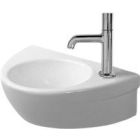Duravit 0761380000 Starck 2 15" Handrinse Washbasin without Faucet Hole in White 