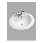 Toto LT521.4#01 LT521.4-01 Prominence 21-1/4-Inch by 19-1/4-Inch Self Rimming Lavatory Sink, Cotton